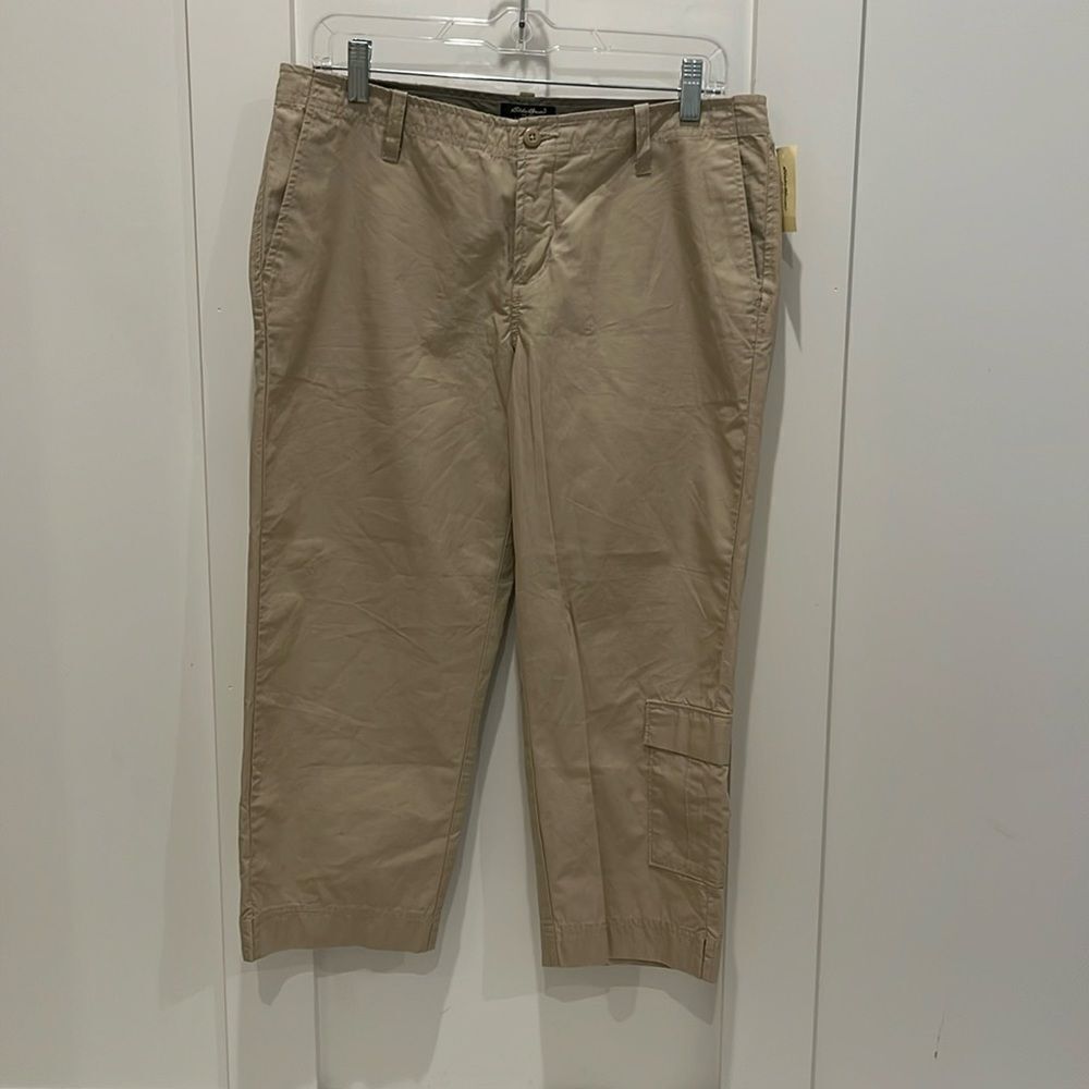 Eddie Bauer Tan Capri Pants